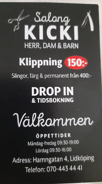 Salong Kicki | Frisörsalong i Lidköping