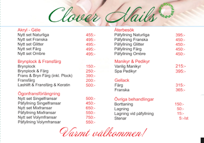 Clover Nails | Manikyr och pedikyrsalong i Alingsås